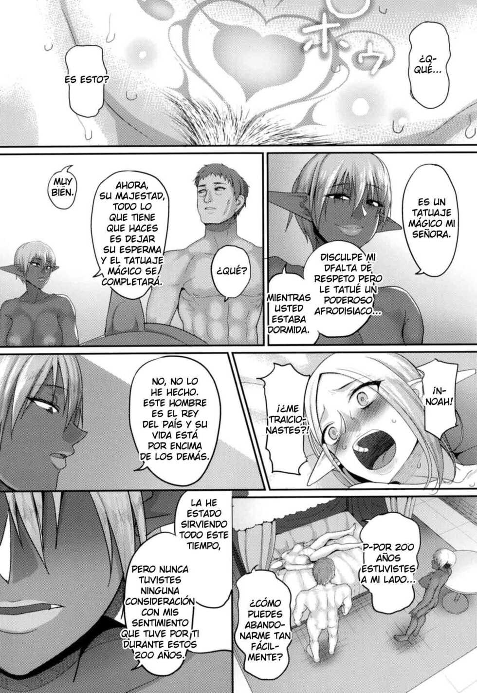 [B.B.T.T. (Yamamoto Zenzen)] Takabisha Elf Kyousei Konin!! 3  [Spanish] [UNION ANIME] [Digital] - Page 14