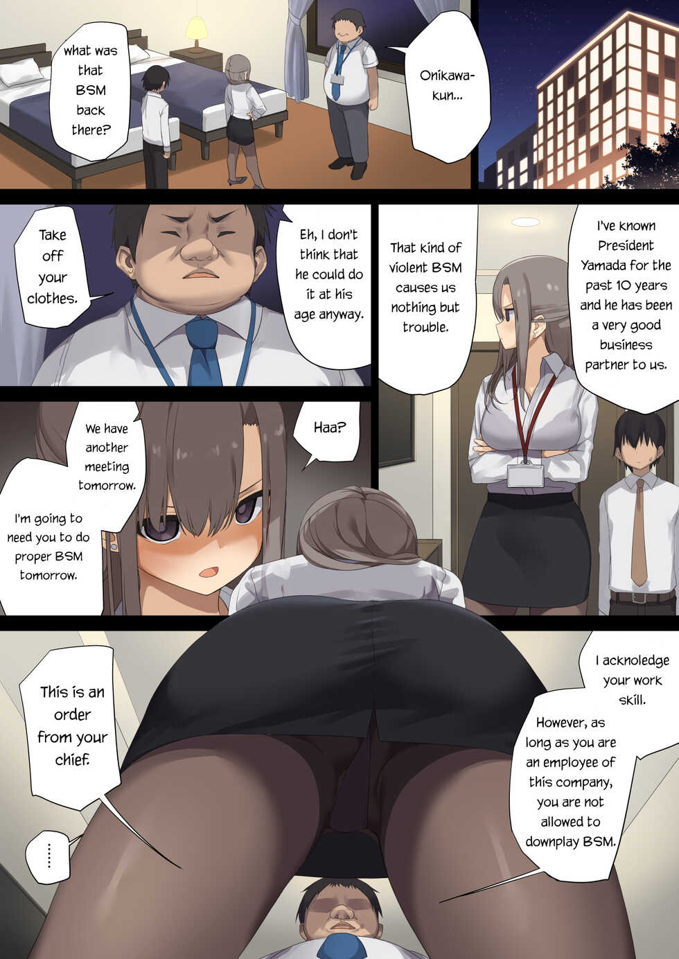 [Tokyo Prominence Tomato] Business Sex Manner Shucchou Hen | Business Sex Manners ~Business Trip~ [English] - Page 8