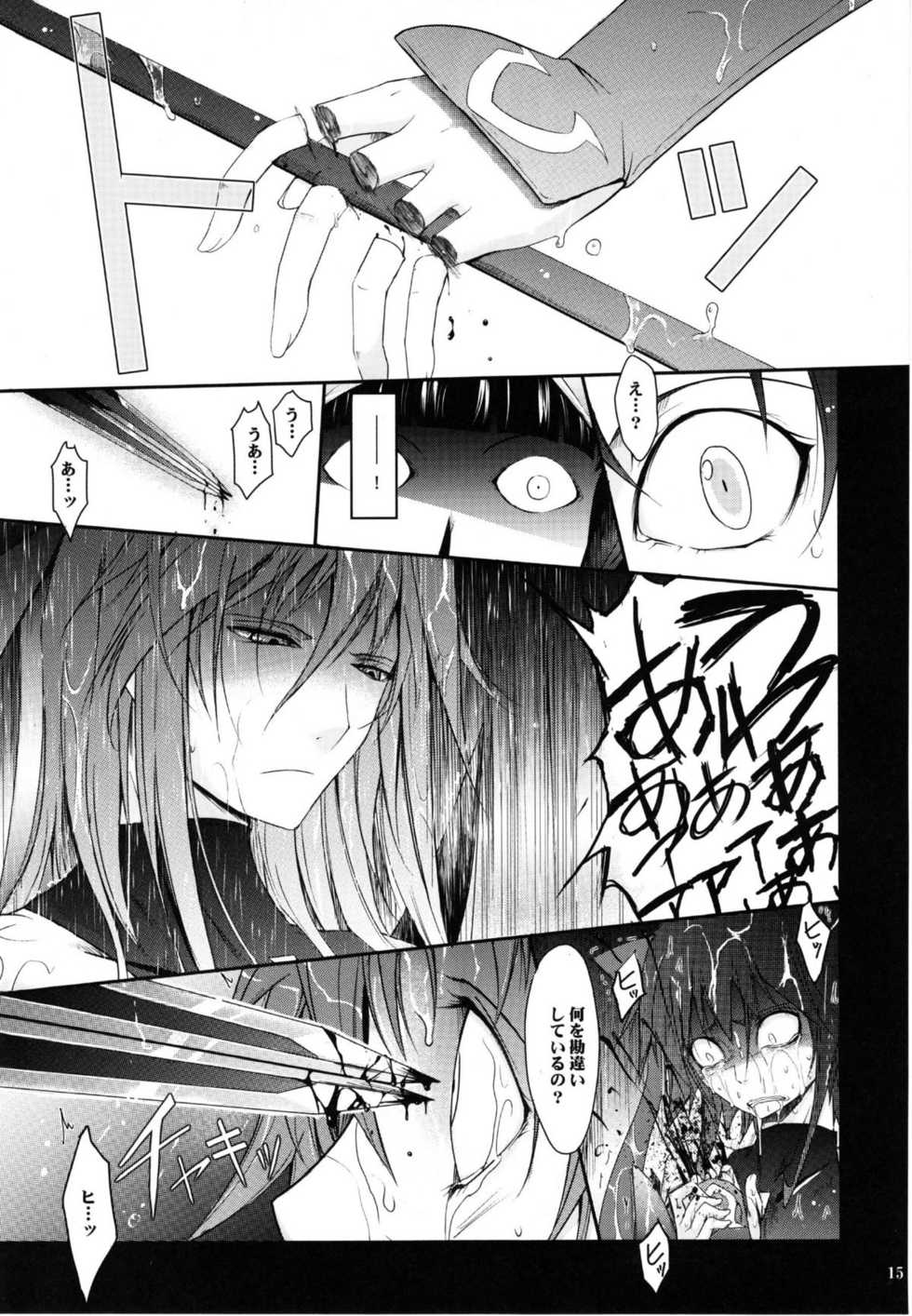 (C77) [Garyuh-Chitai (TANA)] Touchuu Kasou (Mahou Shoujo Ai) - Page 14