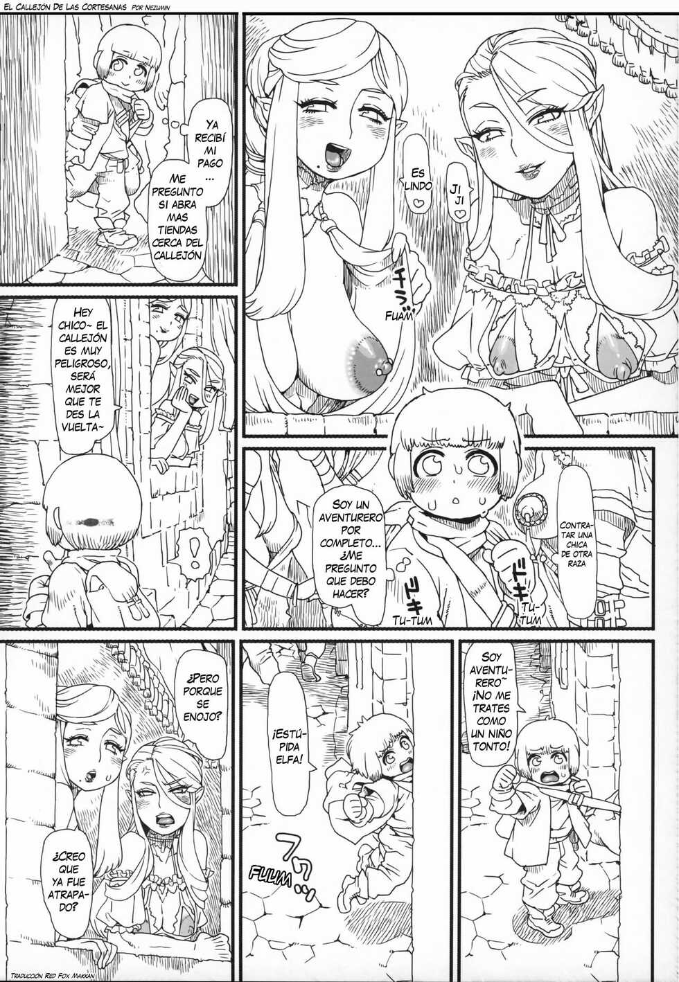 (C97) [Mayoineko (Nezumin)] Untitled / El Callejon (Kemokko Lovers 10) [Spanish] [Red Fox Makkan] - Page 1