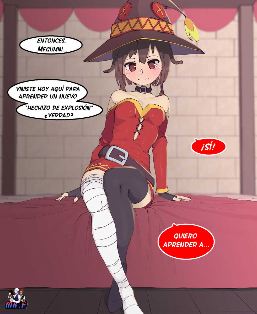 [NekoNoTe] Megumin Part 1-4 (Kono Subarashii Sekai ni Syukufuku o!) [Spanish] - Page 1