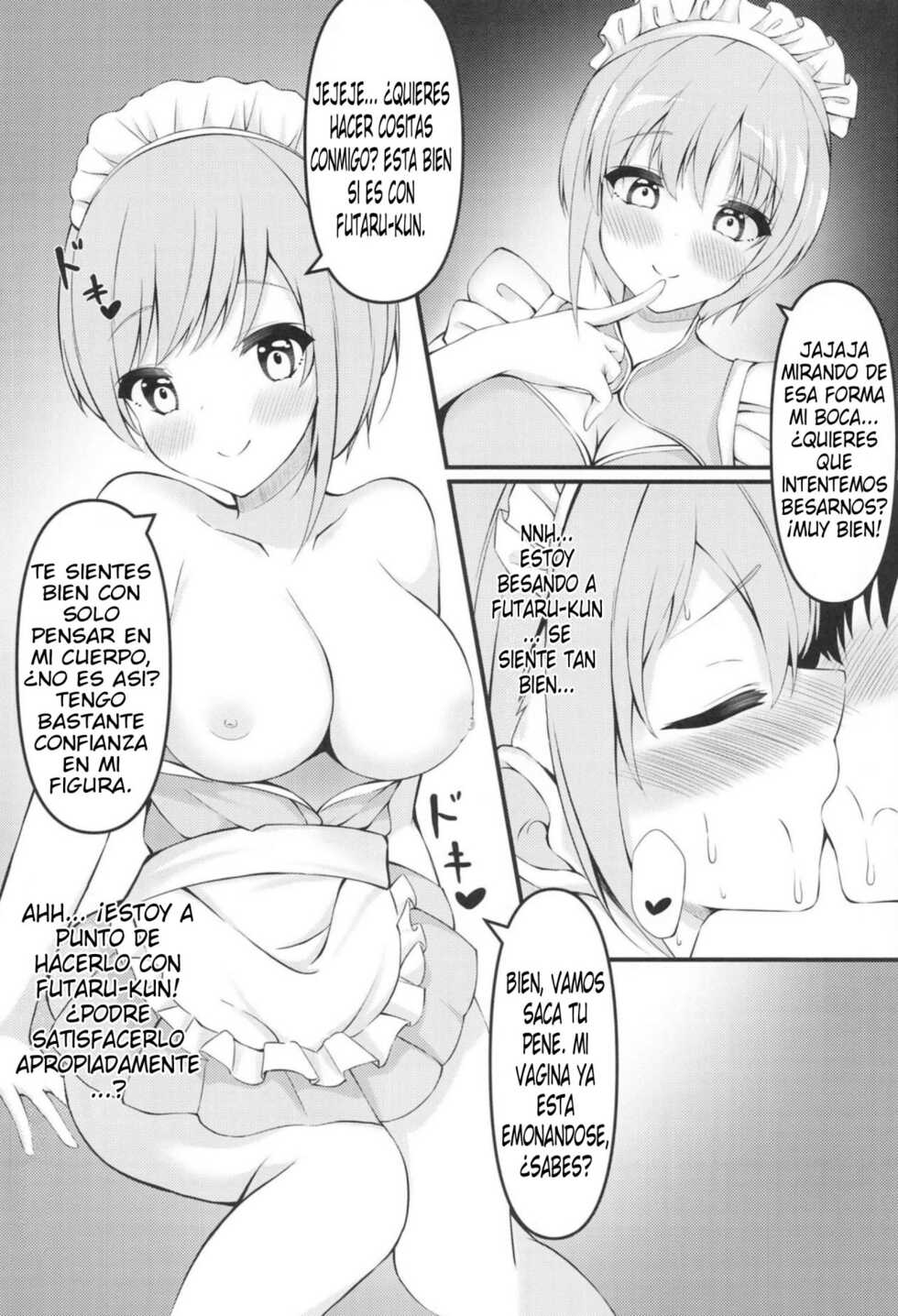 (COMIC1 BS-sai Special) [Sizuku Sushi (Sizuku)] Gotoubun no Maid-tachi (Gotoubun no Hanayome) [Spanish] - Page 4