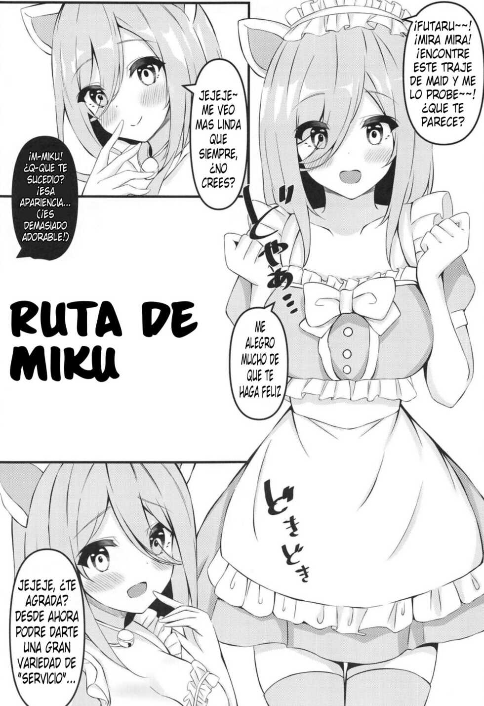 (COMIC1 BS-sai Special) [Sizuku Sushi (Sizuku)] Gotoubun no Maid-tachi (Gotoubun no Hanayome) [Spanish] - Page 9