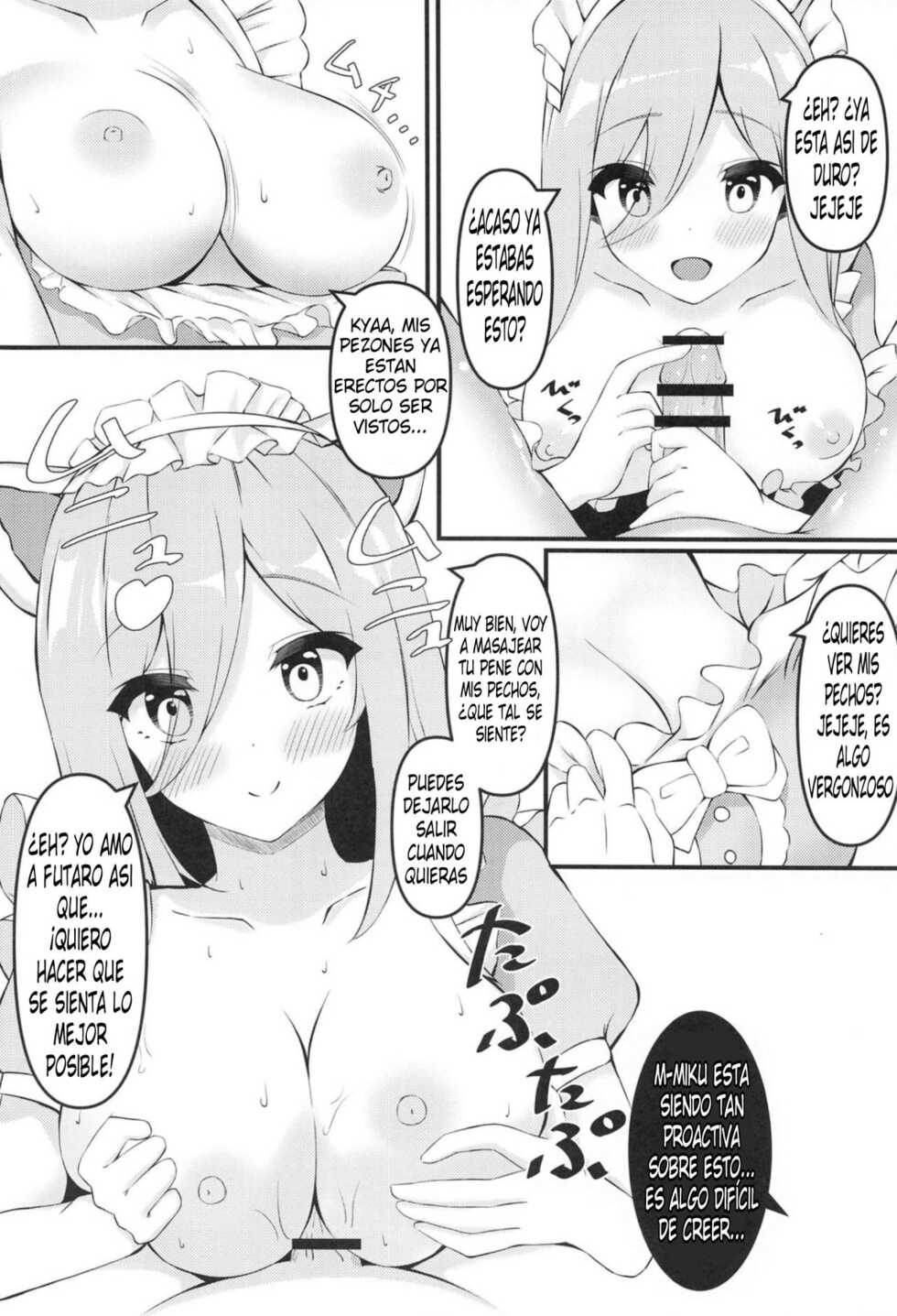 (COMIC1 BS-sai Special) [Sizuku Sushi (Sizuku)] Gotoubun no Maid-tachi (Gotoubun no Hanayome) [Spanish] - Page 10