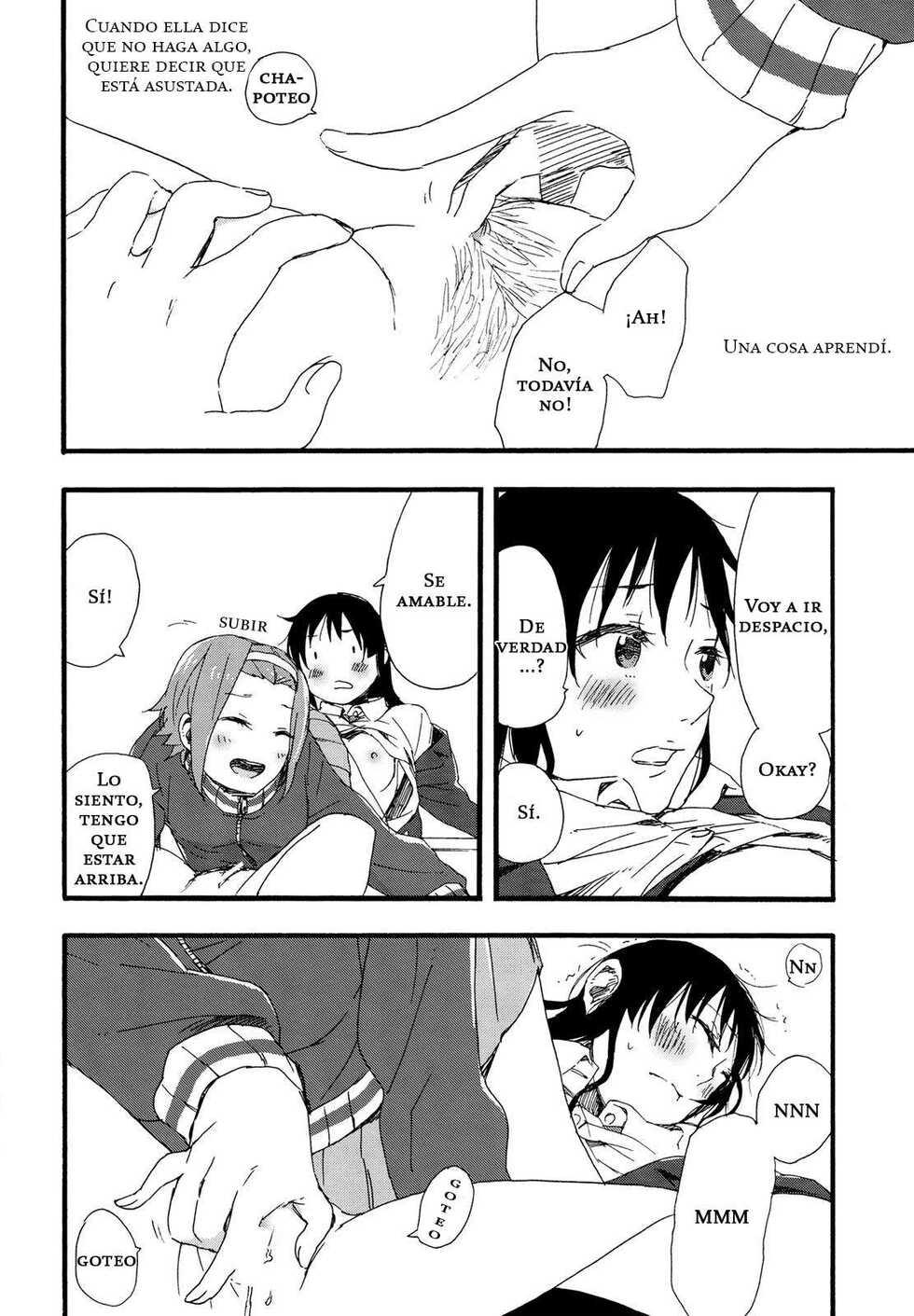 (C87) [Super Sentou, The Shakya (Fukutarou, Oke)] Otona no RitsuMio Hangyaku Hen | MioRitsu for Adults - Rebellion Story (K-ON!)  [Spanish] [Kallen no Fansub] - Page 35
