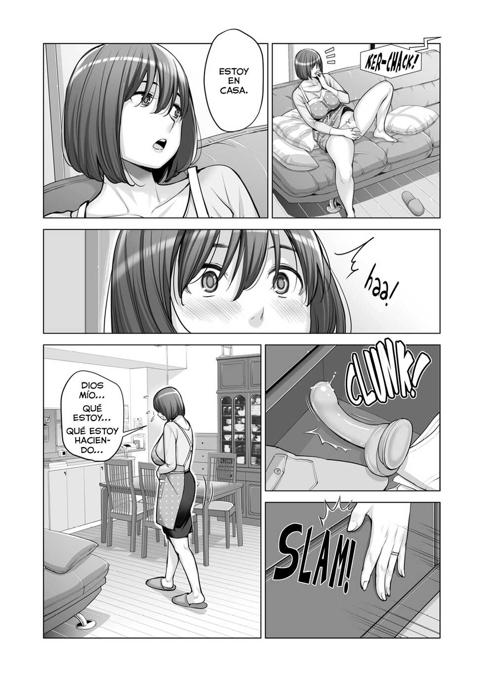 [HGT Lab (Tsusauto)] Jichikai no Hitozuma wa Totemo Ecchi Deshita. 2 Chiku Center Shokuin Nakahara Keiko Hen | Asociaciones en la Vecindad Parte 2: Keiko [Spanish] [Anime no Mansebia] [Uncensored] - Page 36