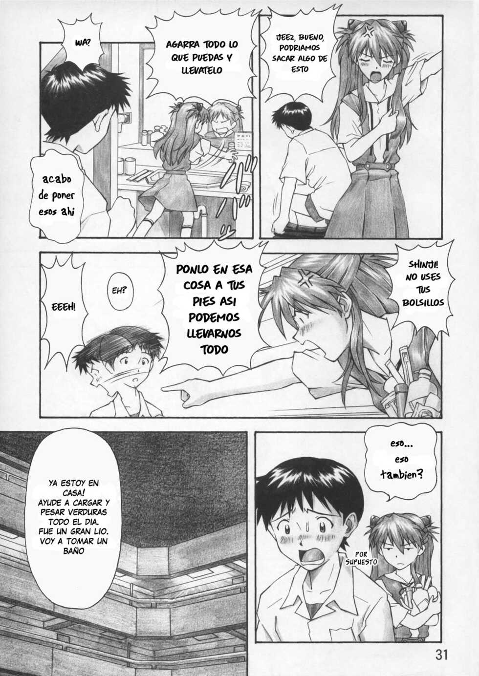 (C67) [TENGU NO TSUZURA (Kuro Tengu)] Asuka Trial (Neon Genesis Evangelion) [Spanish] - Page 30