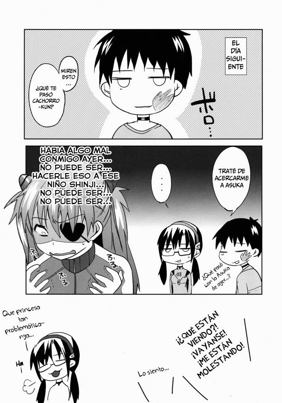 (C84) [Pannacotta (Shono Kotaro)] Koigokoro Bousouchu | Rampaging Love (Neon Genesis Evangelion) [Spanish] - Page 23