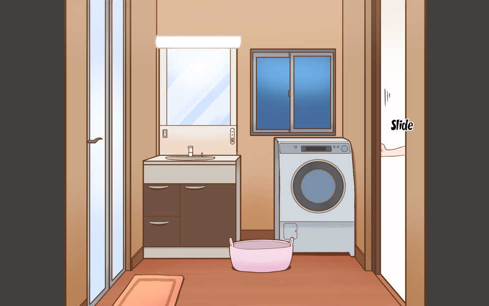 [pink-noise (Mizuiro Megane)] Mama Time Bathroom Hen [English][Amoskandy] - Page 5