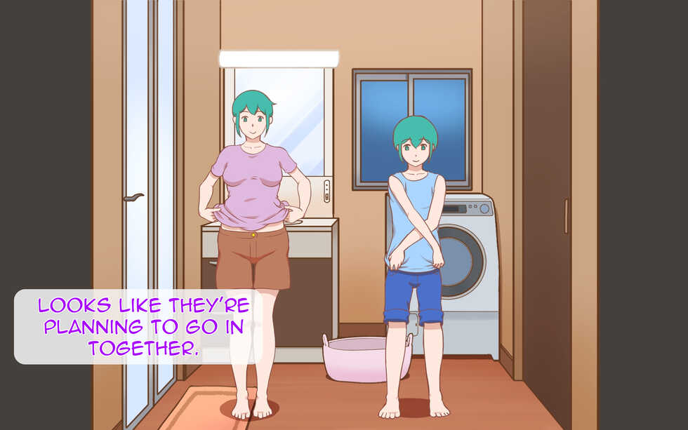 [pink-noise (Mizuiro Megane)] Mama Time Bathroom Hen [English][Amoskandy] - Page 7