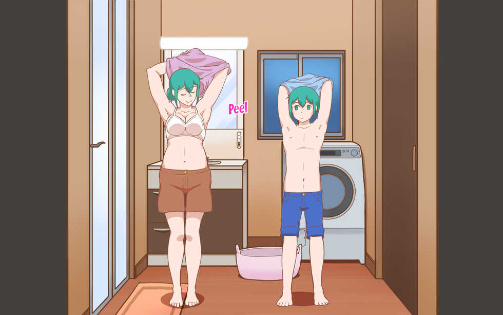 [pink-noise (Mizuiro Megane)] Mama Time Bathroom Hen [English][Amoskandy] - Page 9
