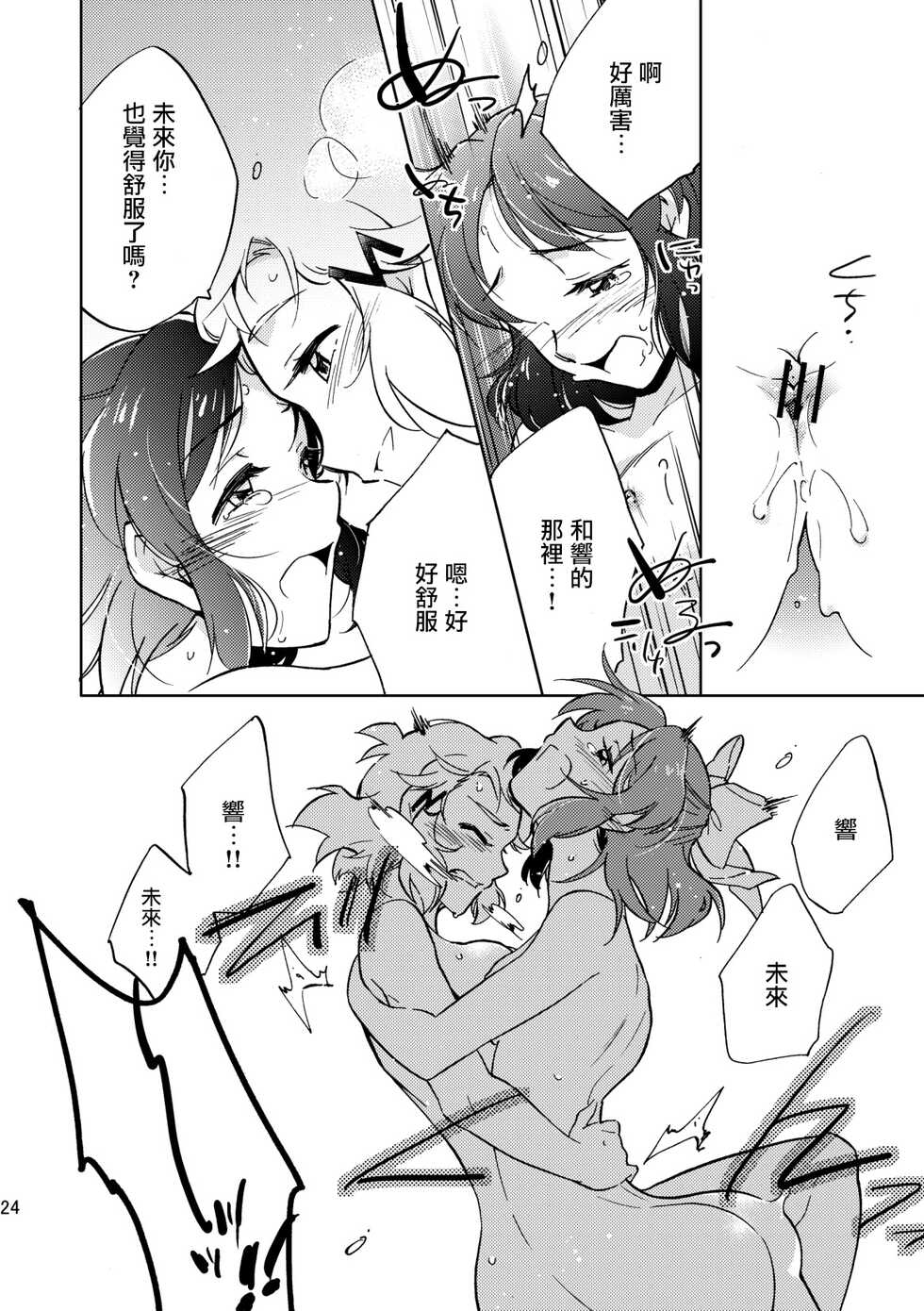 [Hana ni Arashi. (Santouka)] Nee, Daisuki da yo. | 我啊 最喜歡你了喲 (Senki Zesshou Symphogear) [Chinese] [Digital] - Page 24