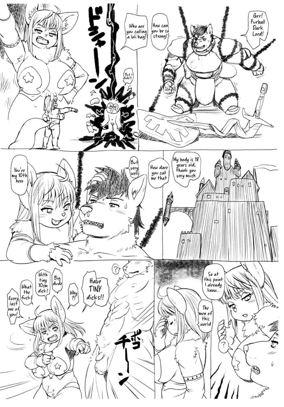 (Kemoket 10) [TEAM SHUFFLE (Trump)] Kedama no Maou-chan [English] [Tigoris Translates] - Page 3
