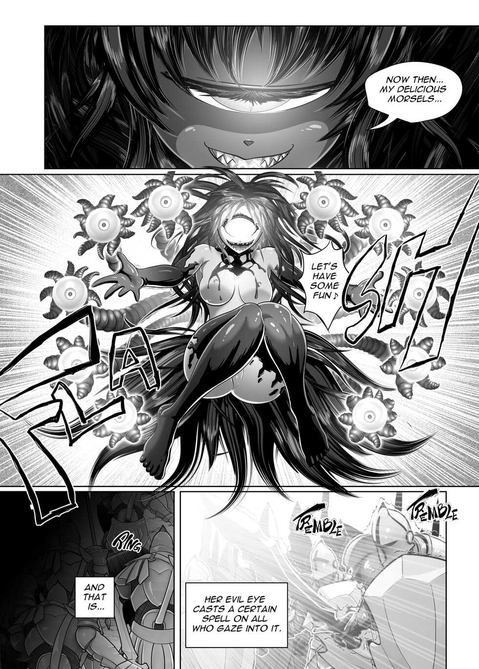 [KAWAZOKO (Kikunyi)] The Gazer (Mamono Musume Zukan) [English] [Digital] - Page 5