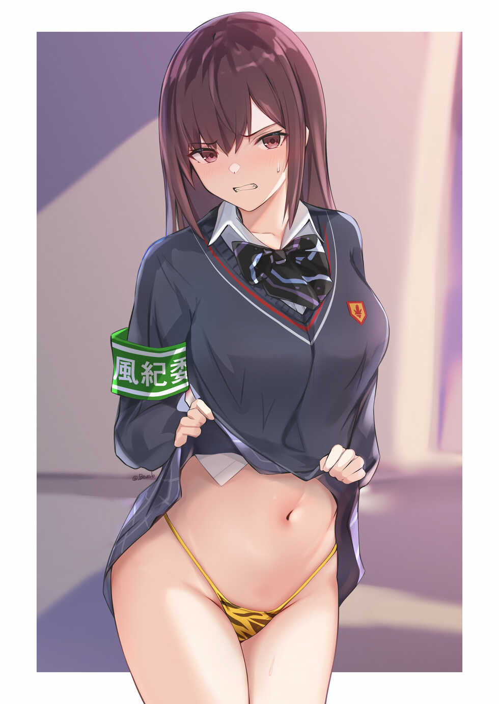 [Bee Doushi] Toradoshi Fuuki Iinchou-chan! - Page 2