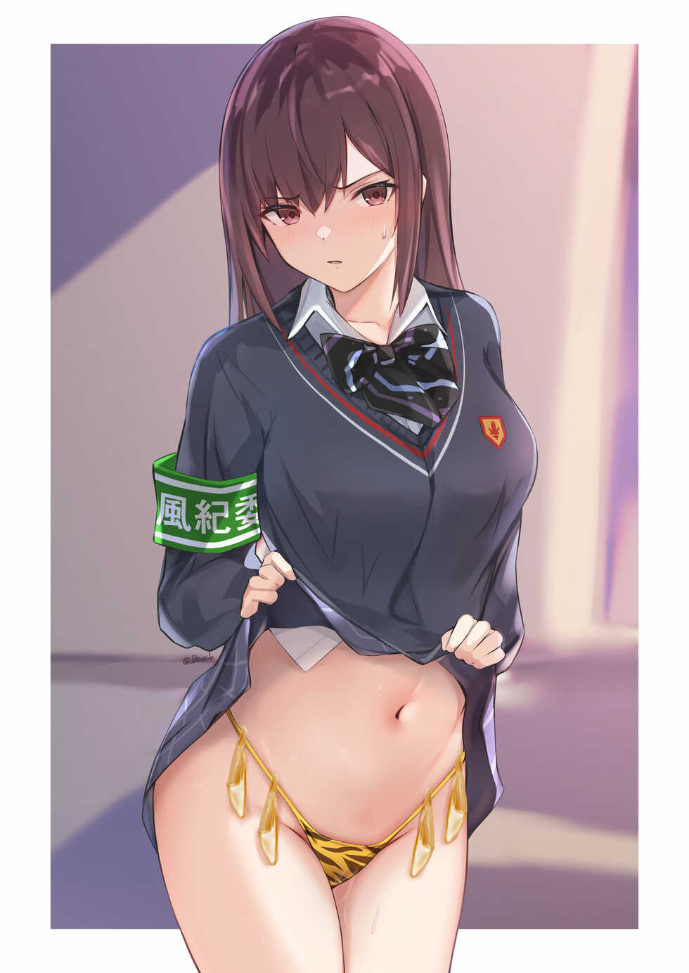 [Bee Doushi] Toradoshi Fuuki Iinchou-chan! - Page 3