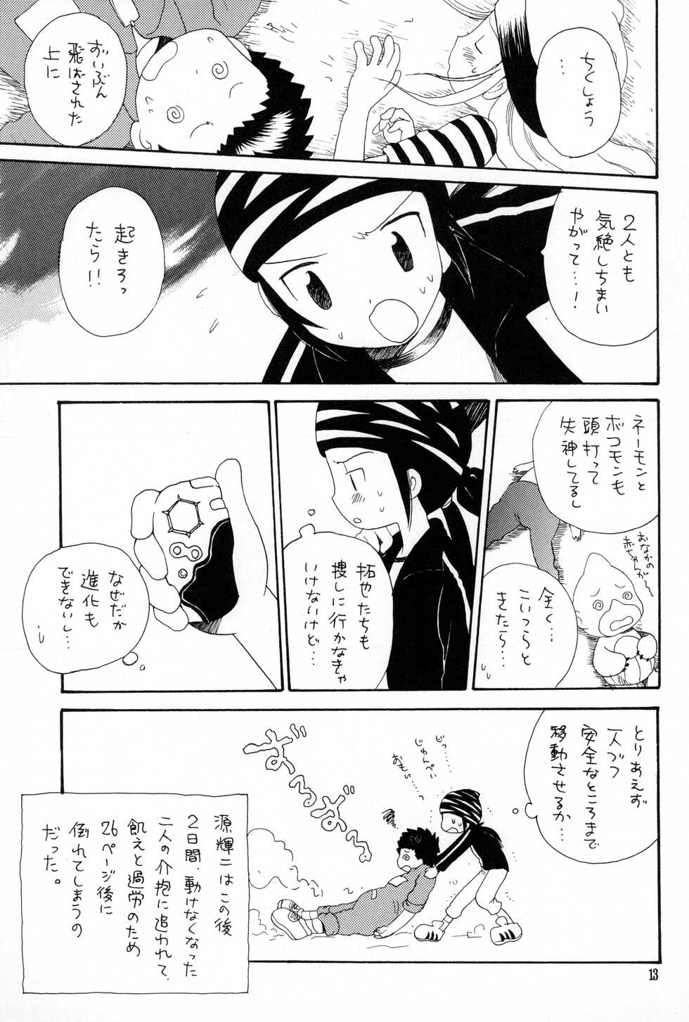 (C62) [Kuruguru DNA (Hoshiai Hilo)] Brother Blue Berry (Digimon Frontier) - Page 12