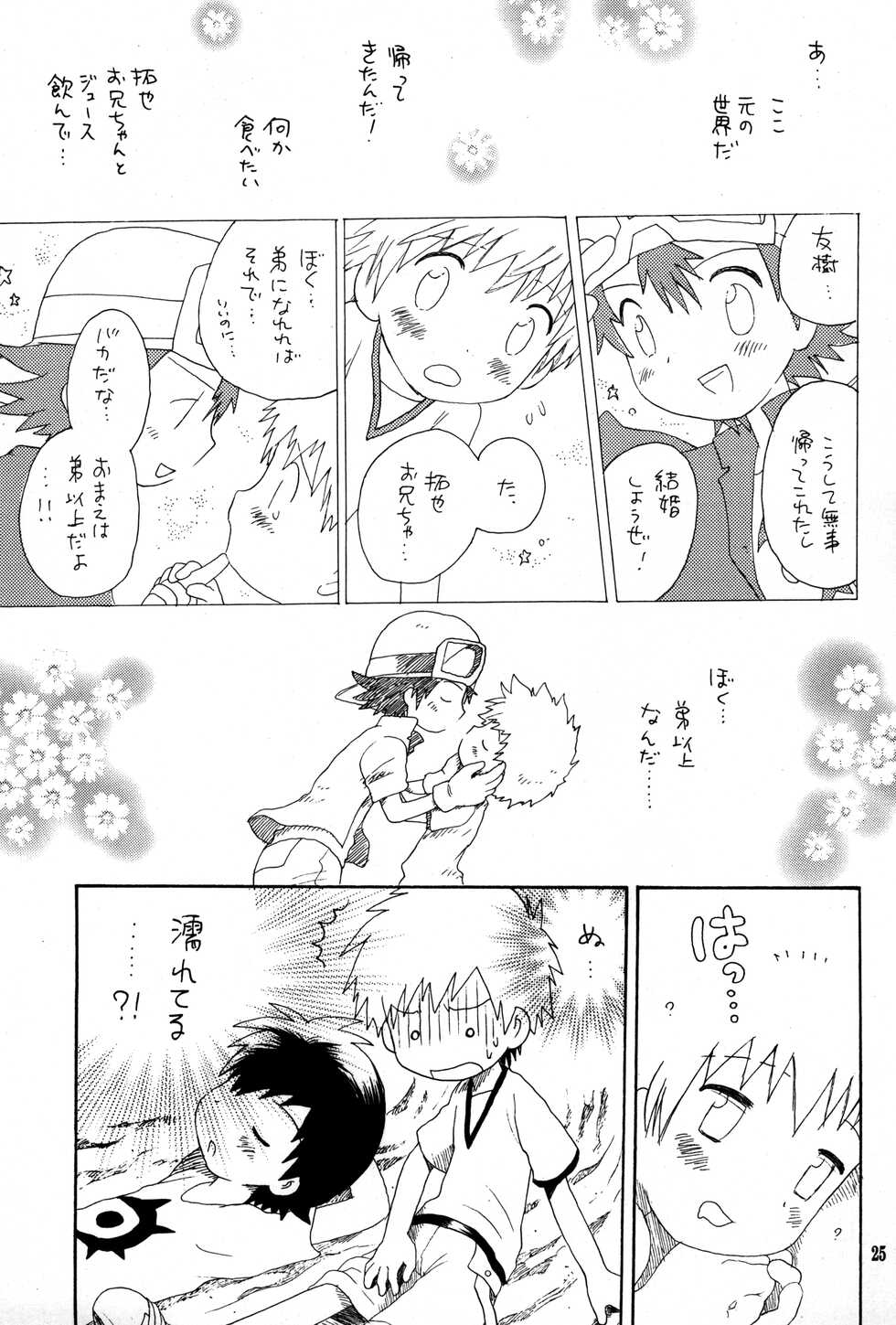 (C62) [Kuruguru DNA (Hoshiai Hilo)] Brother Blue Berry (Digimon Frontier) - Page 24
