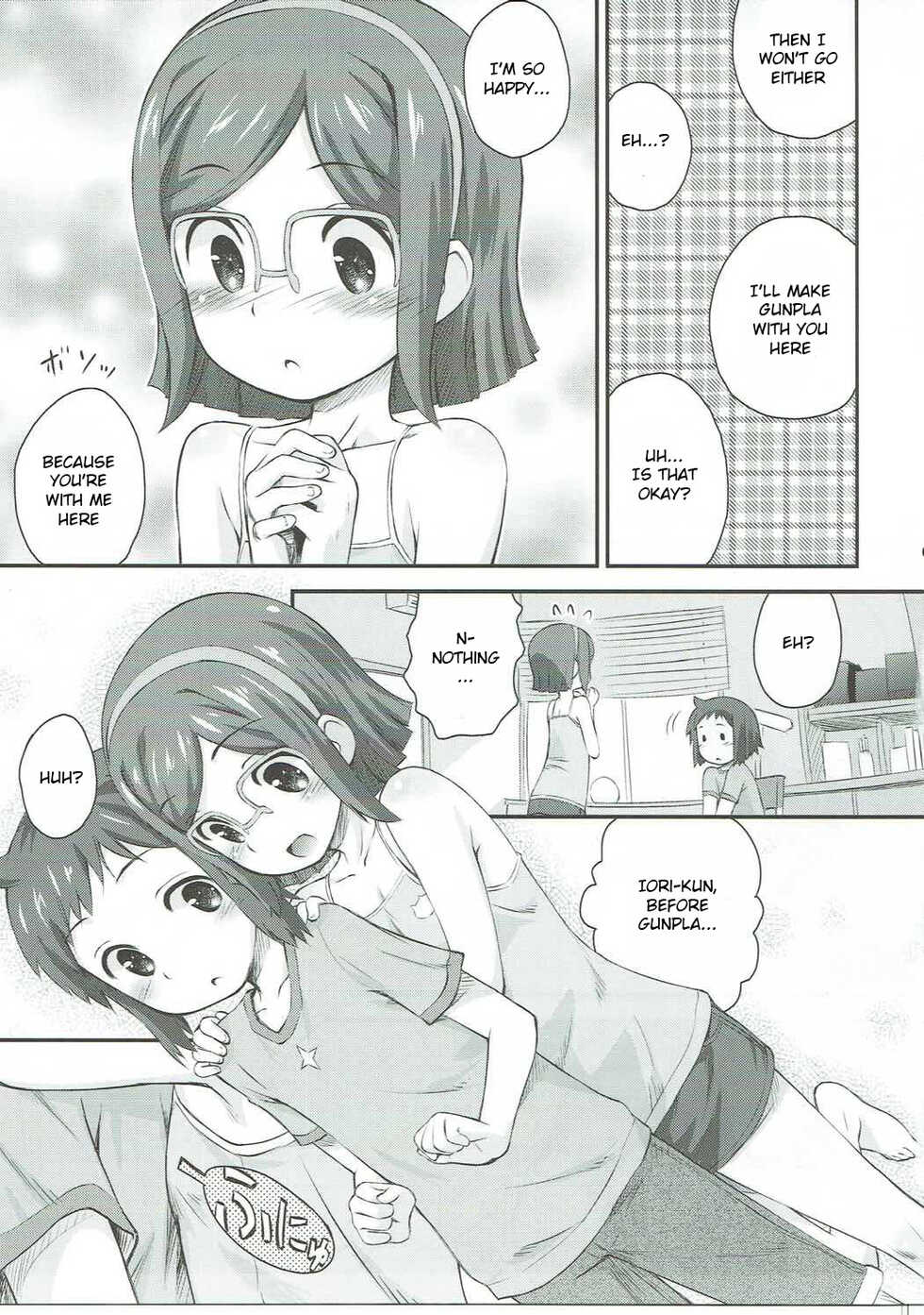 (C85) [Jido-Hikki (Kokekokko Coma)] Kurae Chinabeam! (Gundam Build Fighters) [English] - Page 8