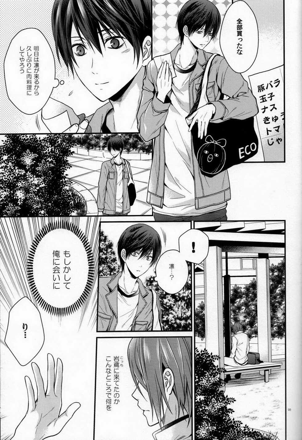 (SUPER COMIC CITY 23) [Aiou (Aoshi Hina)] Seijun Dasshu! (Free!) - Page 4