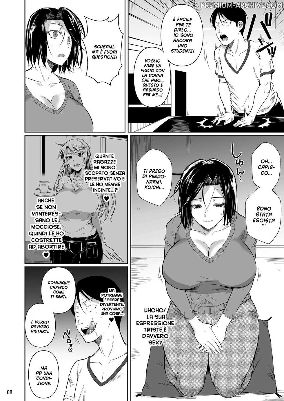 [Shoot The Moon (Fuetakishi)] Shoutengai no Ana Zuma-tachi | La Moglie del Proprietario [Italian] [Hentai Archive] [Digital] - Page 9
