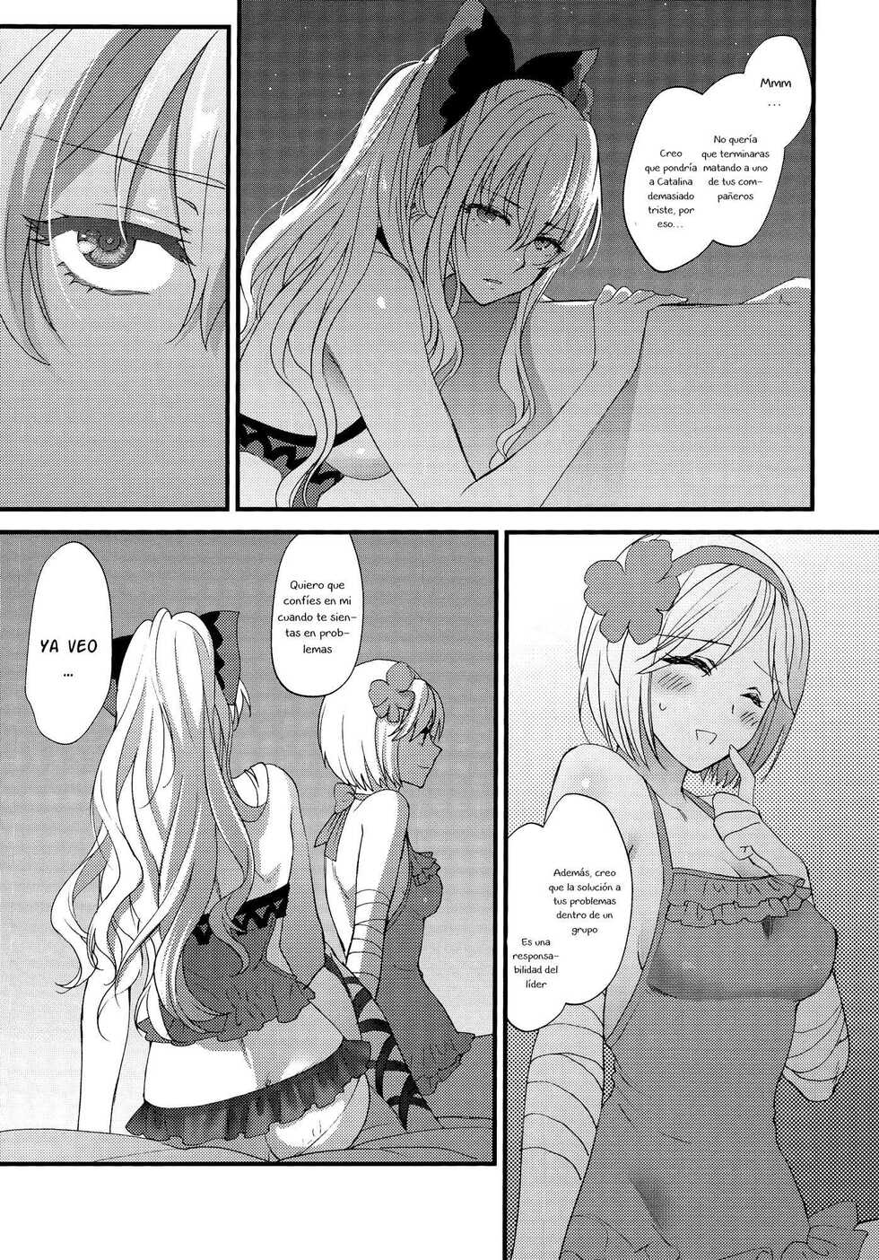 (C89) [Earthean (Syoukaki)] Yousei-tachi no Itazura | A Prank The Fairies Played On Us (Granblue Fantasy)  [Spanish] [BooScans] - Page 9