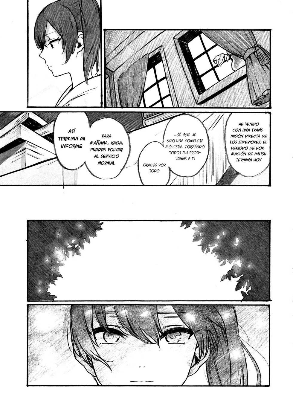 (C87) [ALSeTRO (Gyarin, Mikanuji)] Midare Somenishi Tare Yue ni | Who Else Would Have Ruined Me So (Kantai Collection -KanColle-)  [Spanish] [BooScans] - Page 21