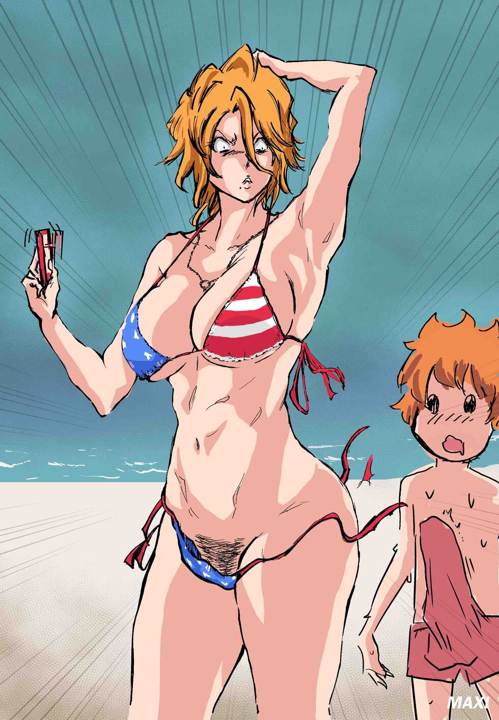 [maxi] On the duty with new bikini!? (Bleach) - Page 4