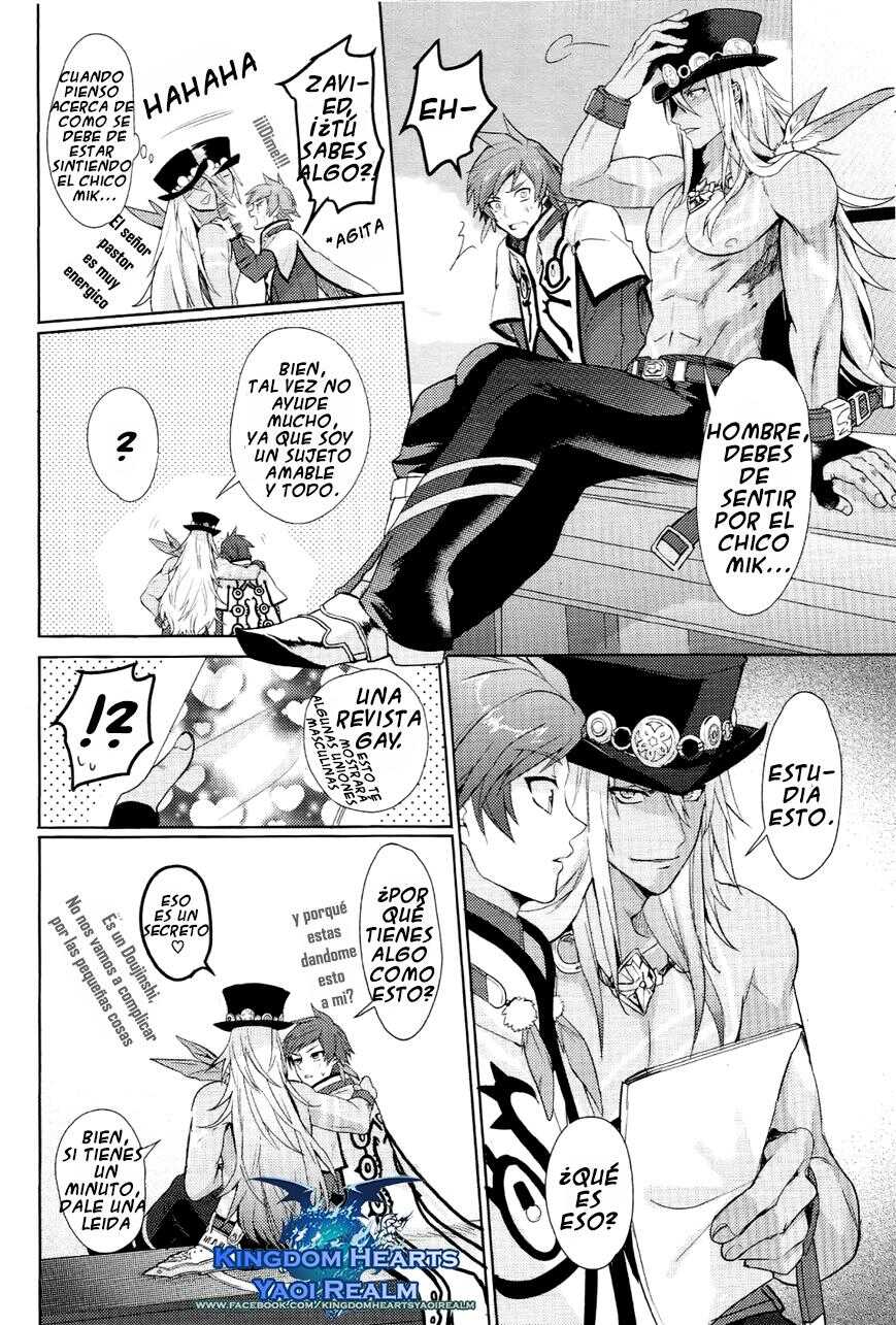 [(Zeals Kitchen Doushi Kenbunroku 2) [Neochijinsei (Yomogi)] I Want To Touch You (Tales of Zestiria) [Spanish] [Kingdom Hearts Yaoi Realm] - Page 6