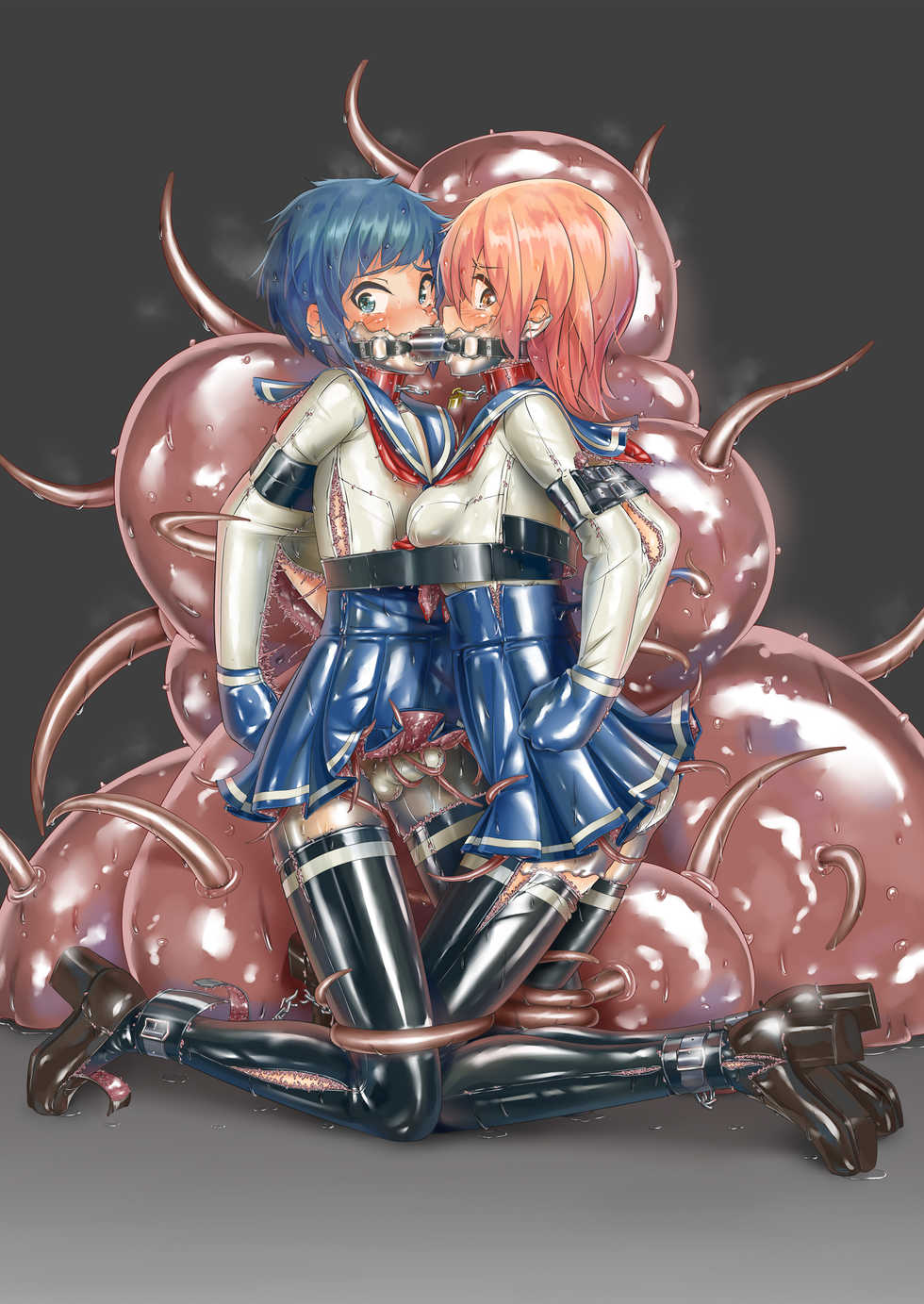 [Gumigumi Gou] Kousoku, Soshite Shokushu Fuku  Restraint and Tentacle Clothing [Korean] [Digital] - Page 5