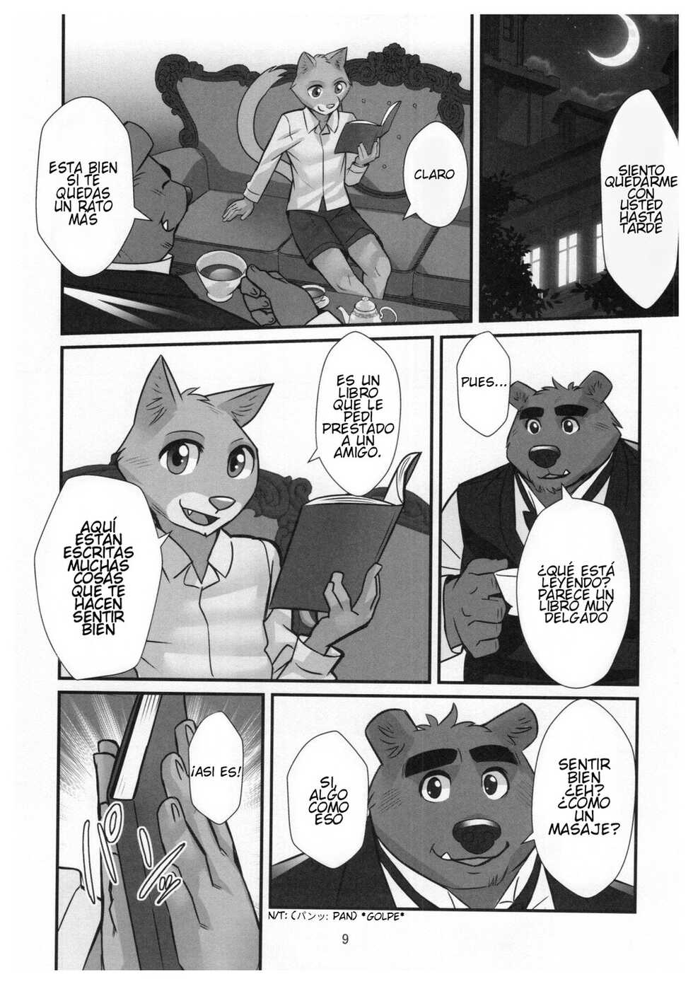 (Kansai! Kemoket 6) [Yuutopia (Oaks)] Kuma Shitsuji Alfred [Spanish] - Page 8