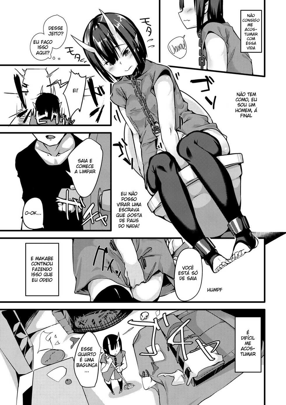 [TSF no F (Uno Ryoku)] Mio TS Dorei Oni | A Escrava Oni Transgredida [Portuguese-BR] [DiegoVPR] - Page 16