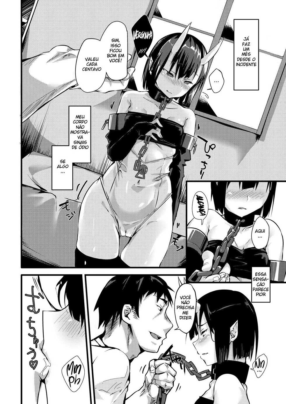 [TSF no F (Uno Ryoku)] Mio TS Dorei Oni | A Escrava Oni Transgredida [Portuguese-BR] [DiegoVPR] - Page 19