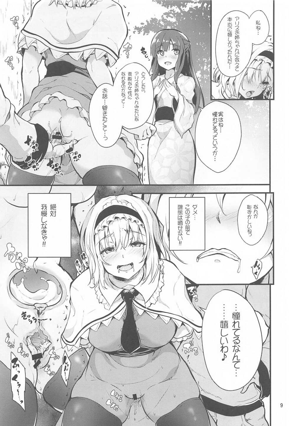 (C99) [Water Drop (MA-SA)] Ochiru Alice-san (Touhou Project) - Page 8