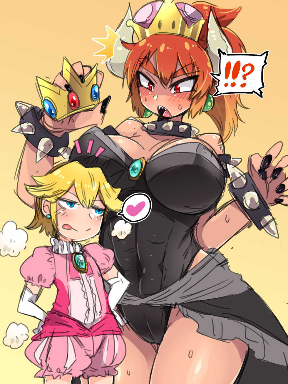 [Amagaeru] Bowsette VS Shota Peach - Page 2