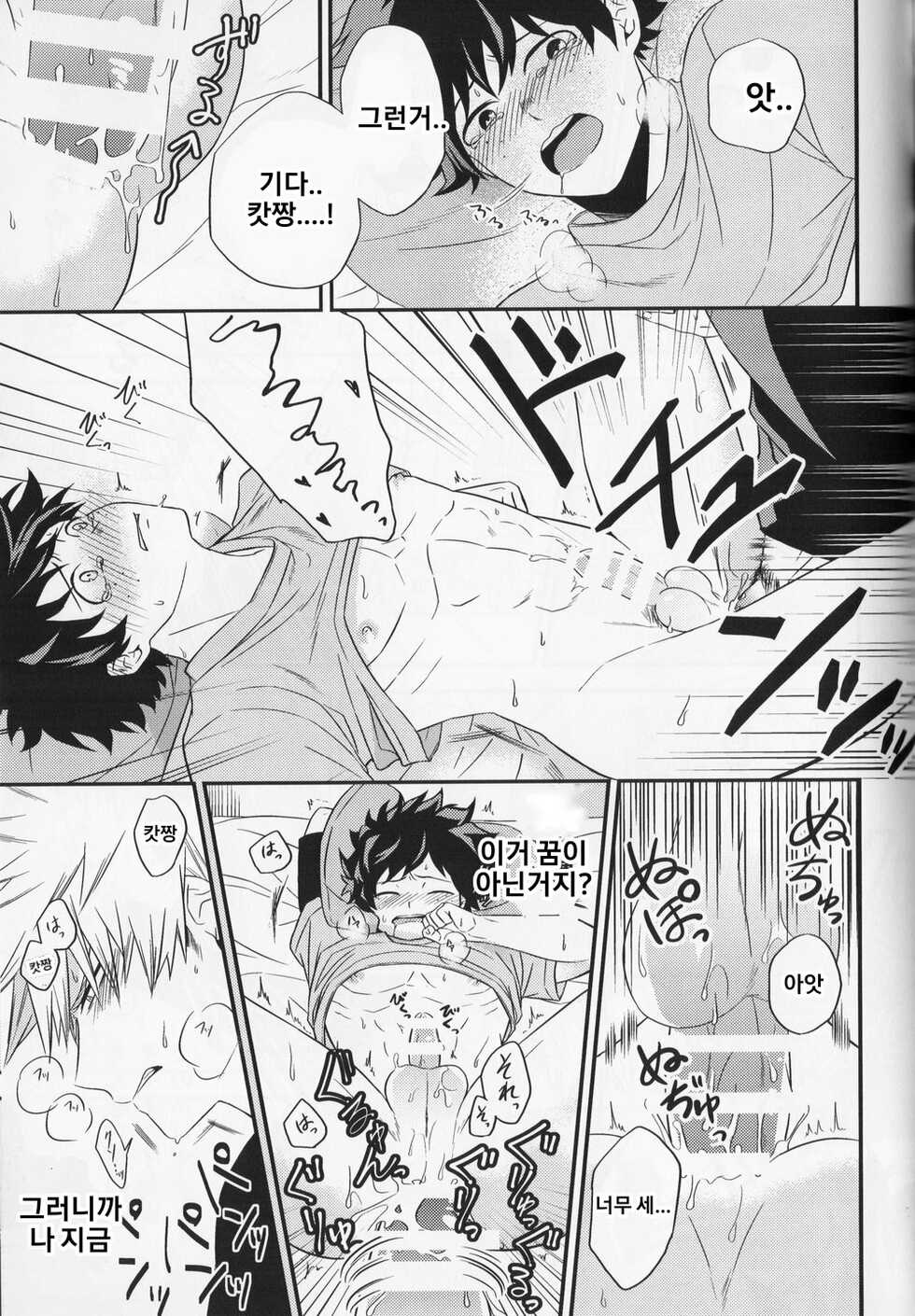 (Douyara Deban no Youda! 10) [Gateau Scotch (Amakuchi Lencon)] SwalloW DowN (Boku no Hero Academia) [Korean] - Page 28