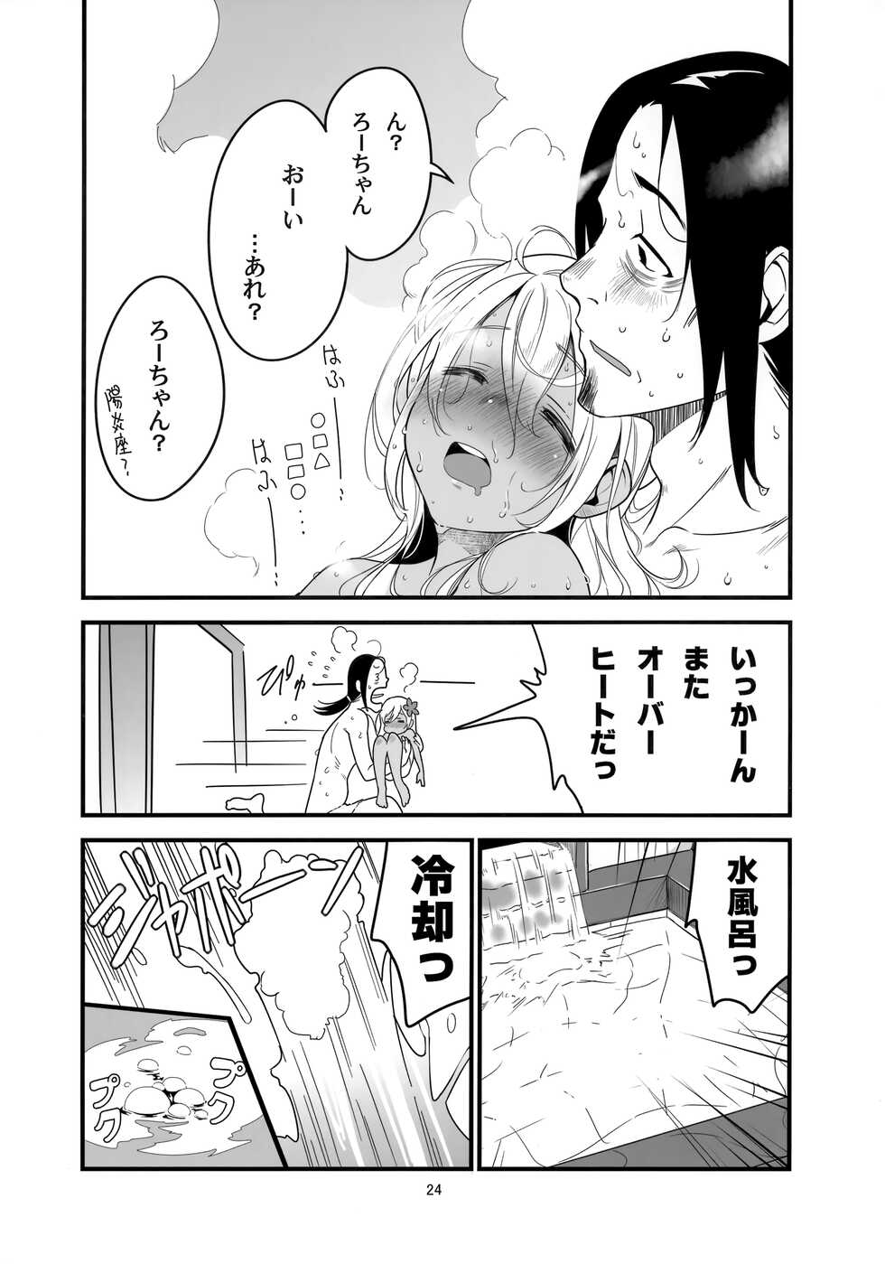 (C99) [Kuronekokan-Monpetit (Yamizawa)] Ro-chan no Sauna de Daisakusen (Kantai Collection -KanColle-) - Page 23