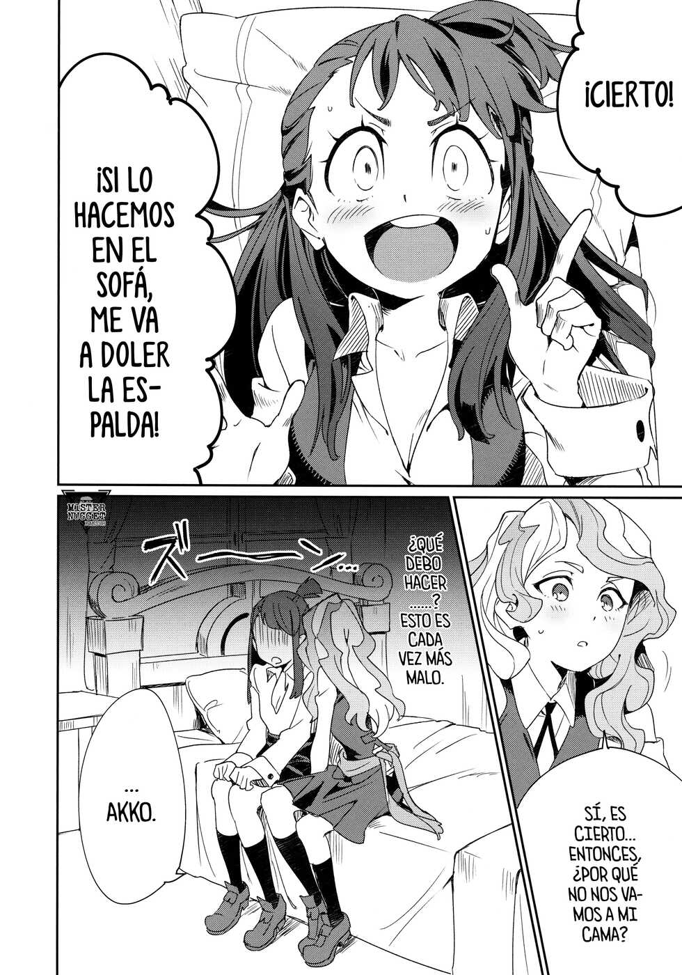 (C92) [DAICHIBOKUJOU (Makiba)] xxx (Little Witch Academia) [Spanish] [Mister Nugget] [Decensored] [Digital] - Page 14