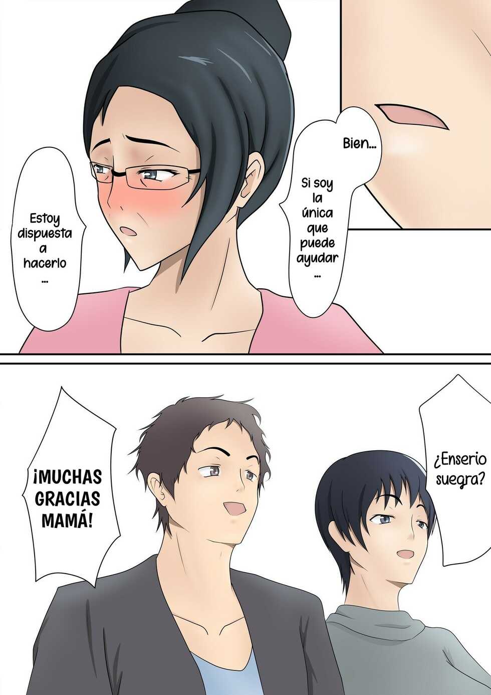 [Pentacle (Shimipan)] Mi no Haha ni Dairi Shussan o Onegai shita Hanashi | Mamá ¿Puedes ser la Sustituta? [Spanish][De Las Cenizas Resurgiremos] - Page 9