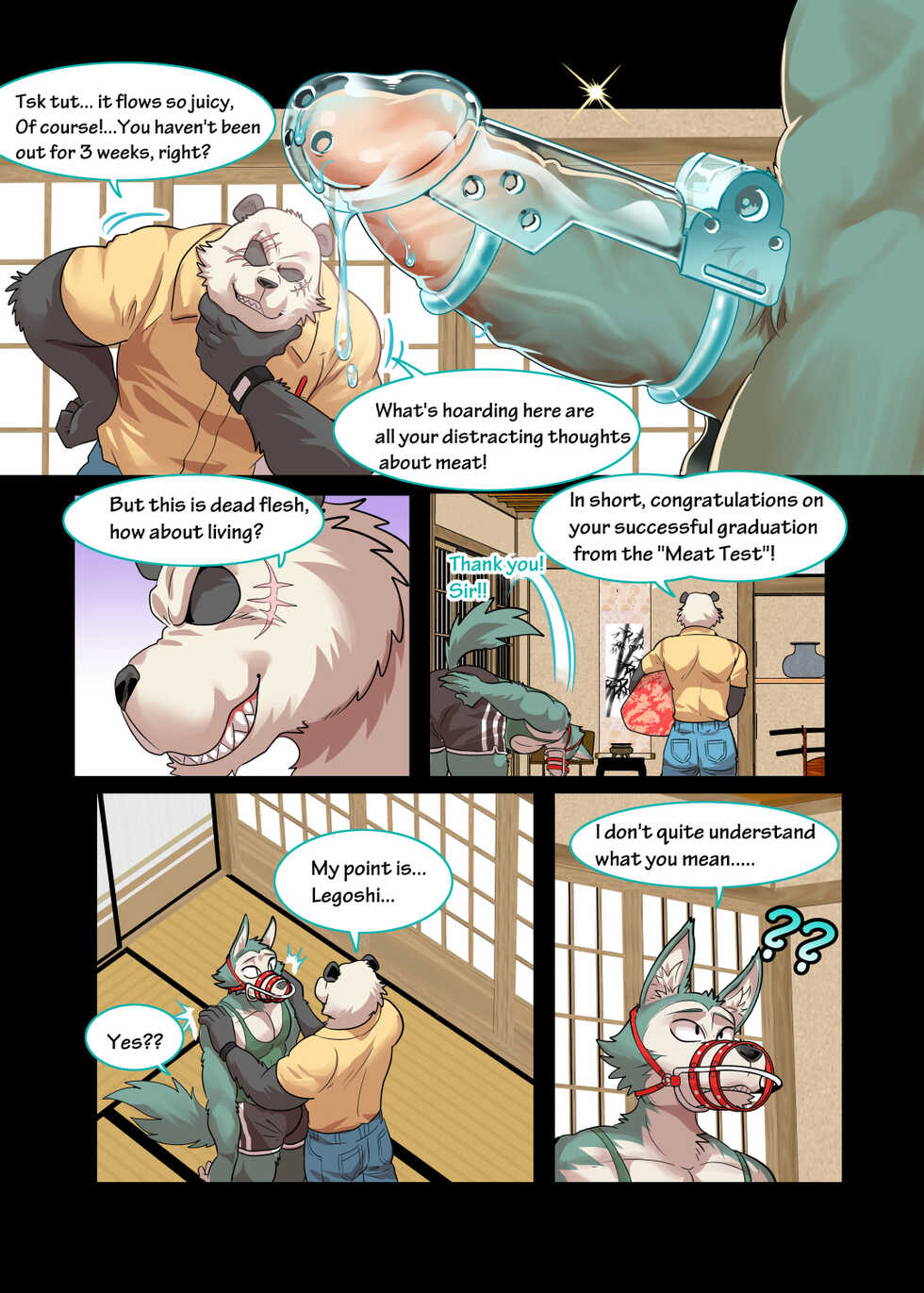 [Kuma Hachi] Panda’s Hell Training – BEASTARS dj [English] - Page 5
