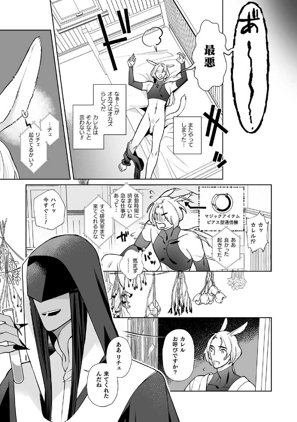 [Sumitomo.K] Hatsujou Usagi no Shitsukekata ~Mazu wa Shokushu o Youi Shimasu~ - Page 5
