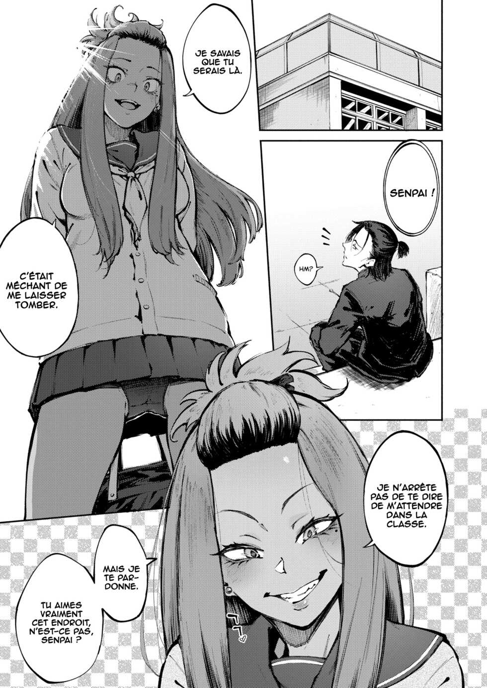 [Metsuki Warui Kyoudan (Suruga Kuroitsu)] Hyouri no Omoi [French] [O-S] - Page 2