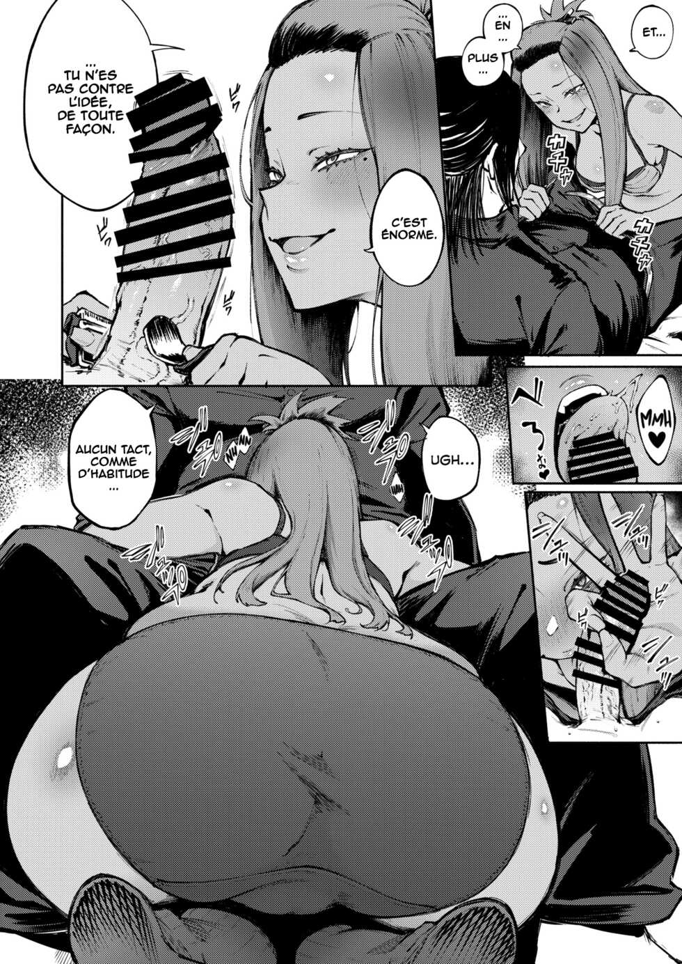 [Metsuki Warui Kyoudan (Suruga Kuroitsu)] Hyouri no Omoi [French] [O-S] - Page 11