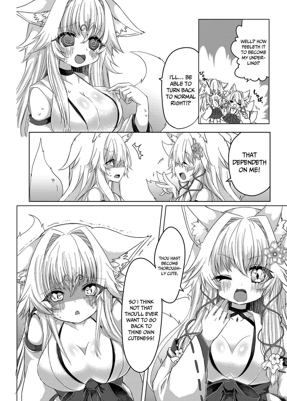 [Shio,Ayatsuki] Oshikake Kitsunemusume ni Kenzokukitsunemusume ni Sareta Ken | How I Was Turned Into an Underling Fox Girl by a Pushy Fox Girl [English] [akanameTL] [Digital] - Page 13