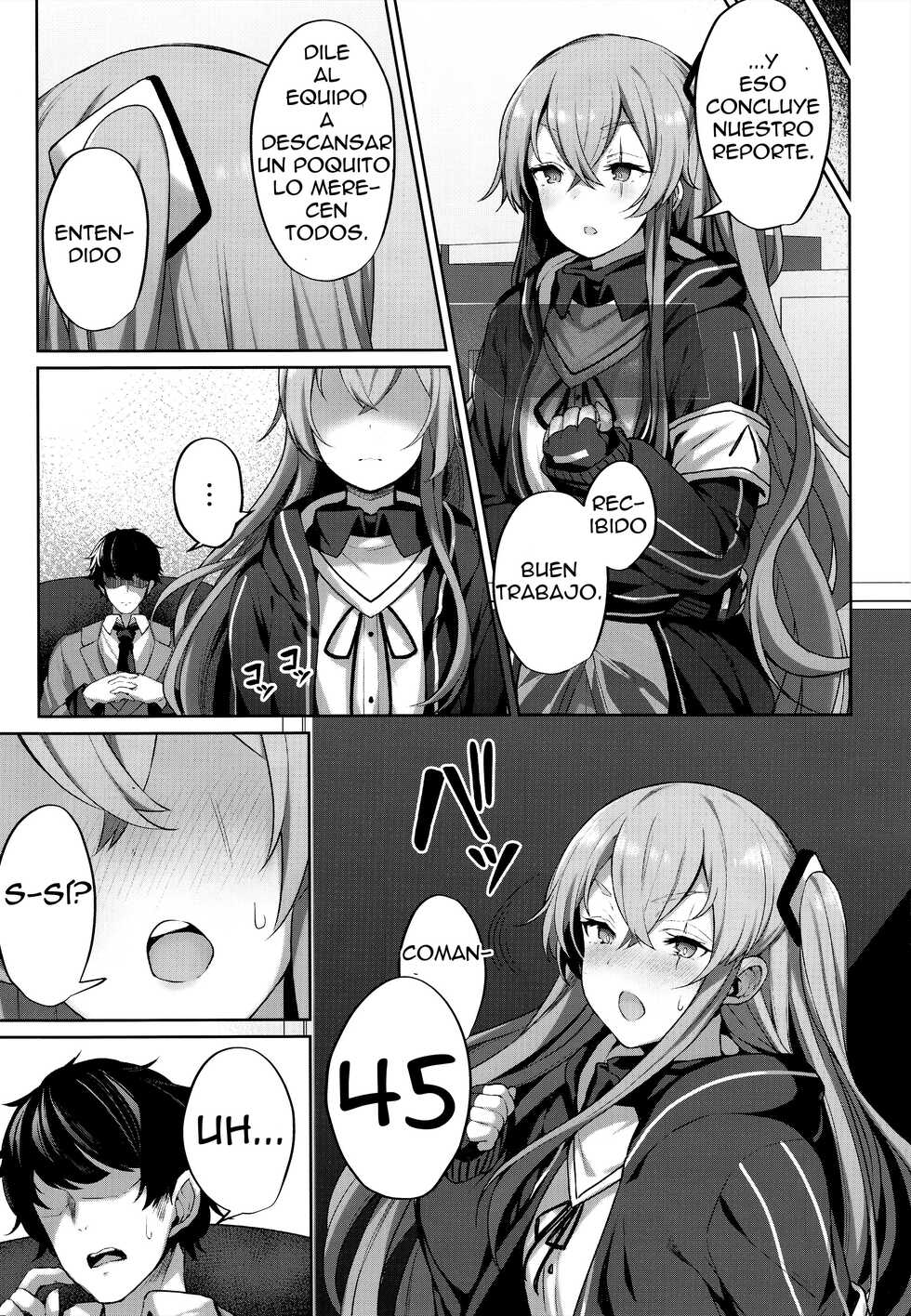 (C96) [Horumon Curry (Tobimura)] Shikikan no Sei dakara (Girls' Frontline) [Spanish] - Page 5