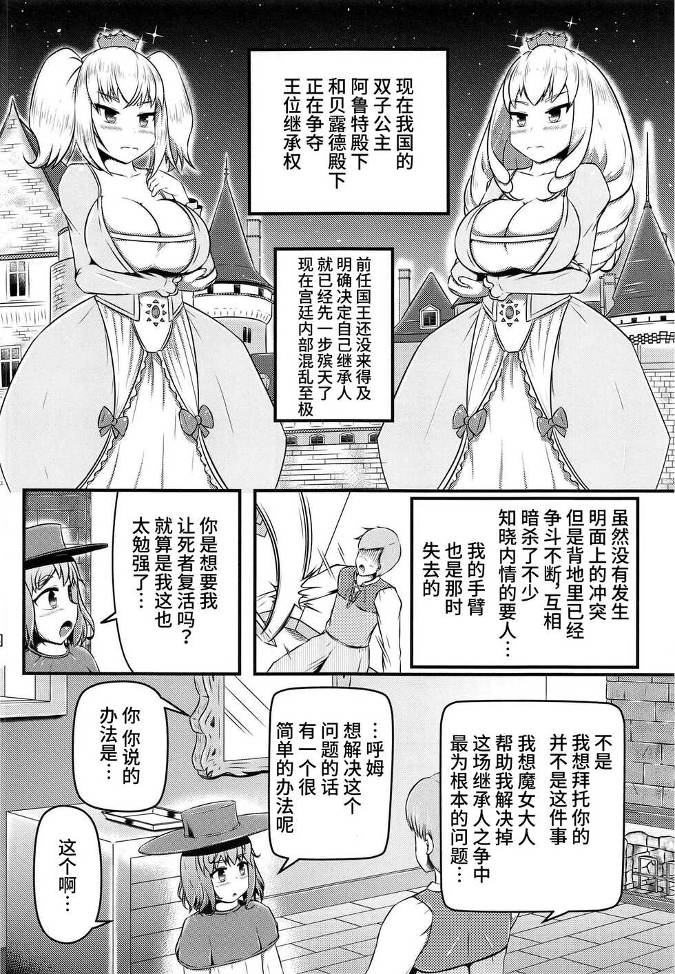 (C99) [Shiroi Shinoshino (Shinoda Kazuhiro)] Daruma Hime Isshin Doutai[Chinese][可乐不咕鸟联合汉化] - Page 3