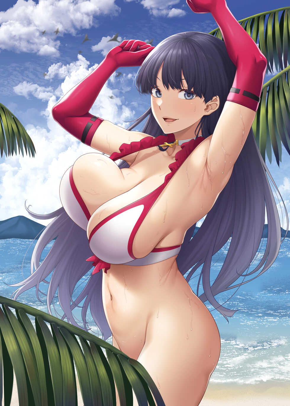 [Ao Banana] Martha fingering and squirting outdoors (textless) - Page 8