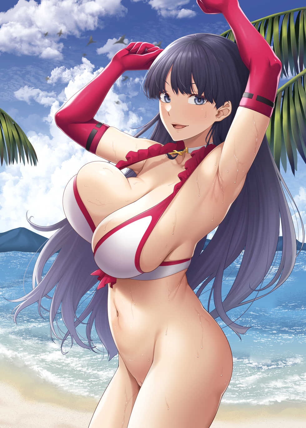 [Ao Banana] Martha fingering and squirting outdoors (textless) - Page 9