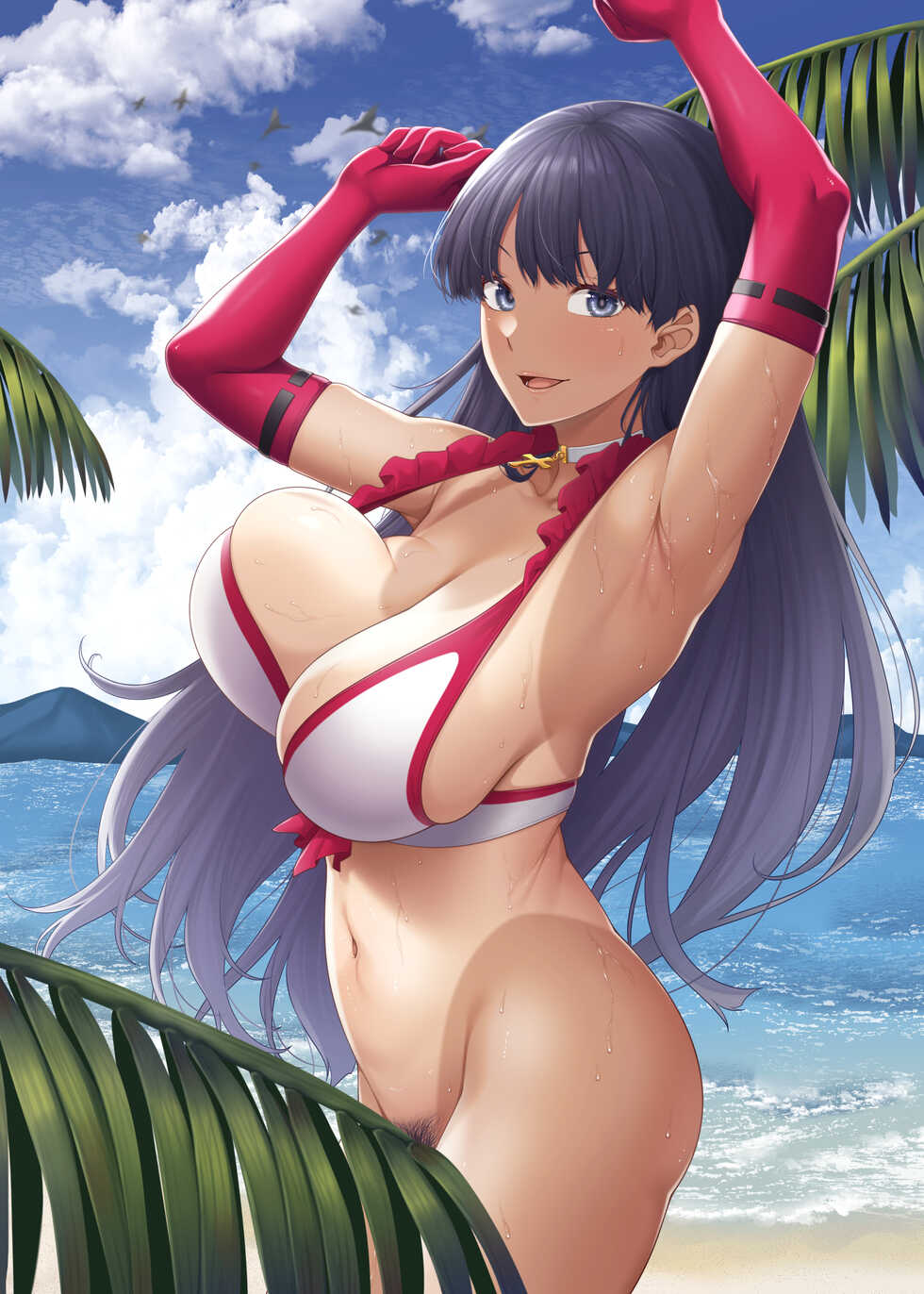 [Ao Banana] Martha fingering and squirting outdoors (textless) - Page 15