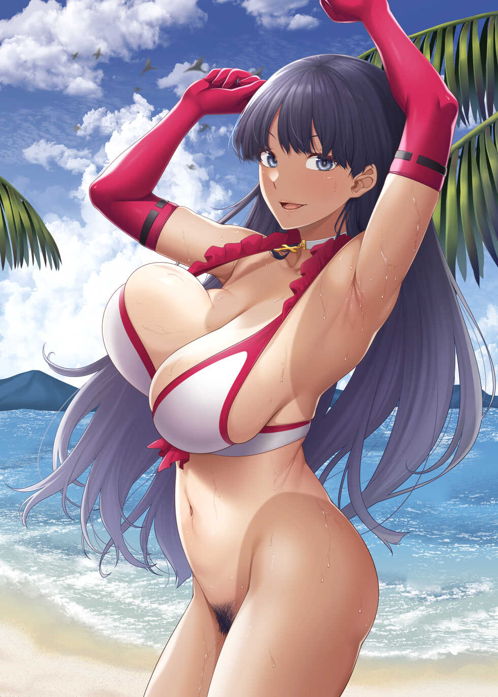 [Ao Banana] Martha fingering and squirting outdoors (textless) - Page 16